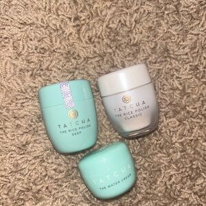 Tatcha Rice Polish and Water Cream Trio